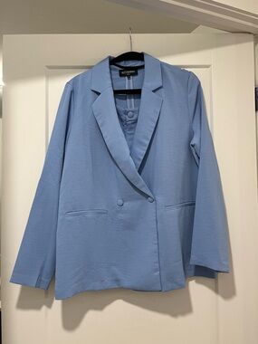 Chloe Periwinkle Blazer and Shorts Set